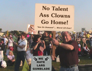 No Talent Ass Clowns Protesters