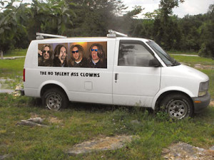 The No Talent Ass Clowns Tour Van
